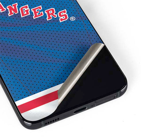 NHL New York Rangers Home Jersey Galaxy S22 Skin